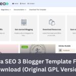 Sora SEO 3 Blogger Template Free Download